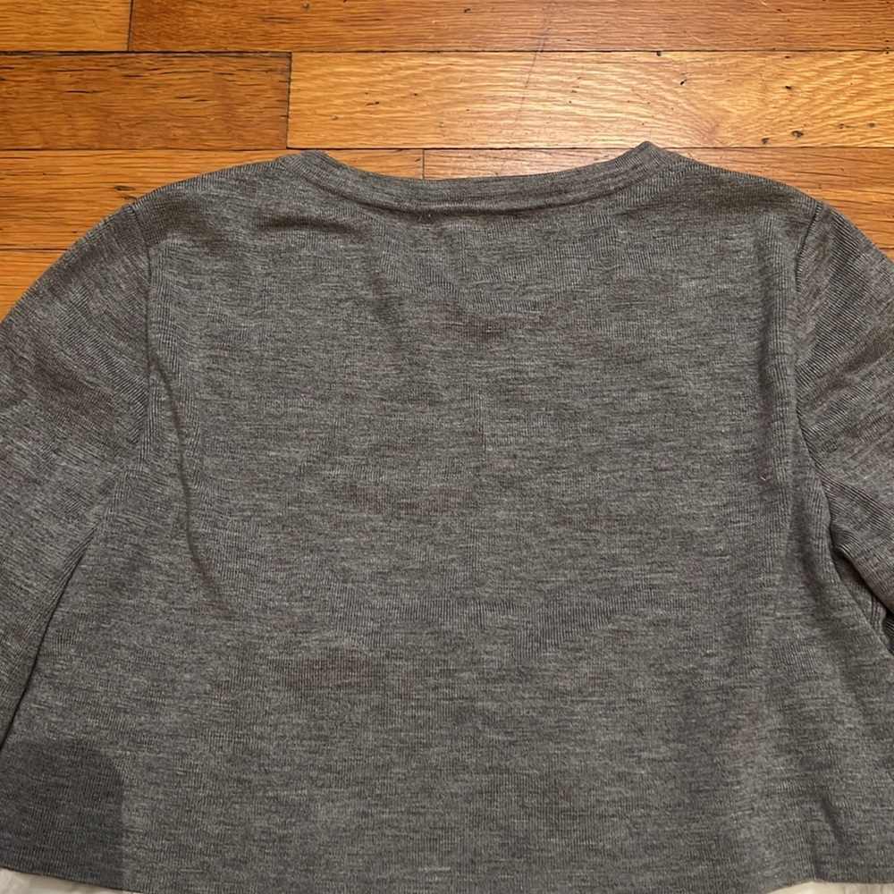 COS Wool Crewneck & Peplum Sweater in Grey, size Small - Picture 10 of 12